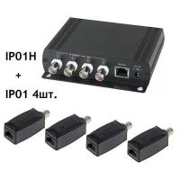 Передача по коаксиальному кабелю Ethernet SC&T IP01K