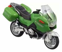 Модель Технопарк Мотоцикл Туризм, зеленый, свет, звук 586856-Rg