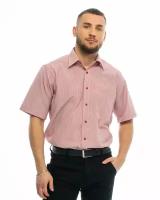 Рубашка Maestro, размер 58RU/XXL/178-186/45 ворот, розовый