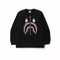 Толстовка BAPE Color Camo Shark L/S Tee Black/Red (XL)