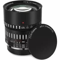 Объектив TTartisan 50 мм F0.95 для Fuji (APS-C)