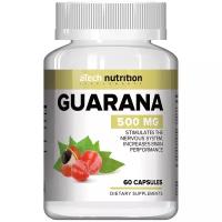 Экстракт гуараны, Guarana, природный энергетик в капсулах aTech nutrition