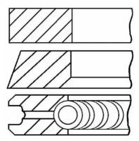 GOETZE 0899010700 08-990107-00_кольца поршневые! d79.5x1.75x2x3 +0.5 (1) Audi, VW 1.9D <99