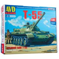 Model kit panzer tank T-55 (ussr russia) | средний танк Т-55