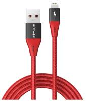 Кабель BlitzWolf BW-MF10 Pro MFi Certified Lighting to USB Cable 1.8m Red