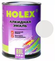 Автоэмаль Holex 201 белая 0,8 кг алкидная