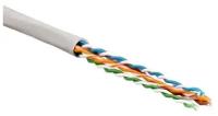 Кабель UTP 4-C5E-SOLID-GY-305 витая пара UTP (U/UTP) кат.5e 4 пары (24 AWG) одножильн. (solid) PVC (305м) сер. Hyperline 41903 ( 1метр )