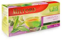 Чай зеленый Milford Mint в пакетиках, 20 пак