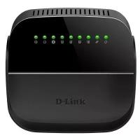 Маршрутизатор беспроводной D-Link DSL-2640U/R1A черный