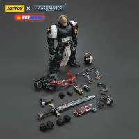 Подвижная фигурка JOYTOY Warhammer 40000 Black Templars Emperor's Champion Bayard's Revenge