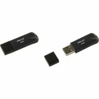 Флешка USB 64Gb (USB 2.0) PNY black