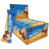 QNT Protein Joy Сrunchy Vanilla Ice 60g/ Батончики "Протеин Джой" вкус: хрустящее ванильное мороженое 60гр