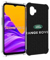 Чехол MyPads land rover ленд ровер 2 для Samsung Galaxy Xcover Pro 2 задняя-панель-накладка-бампер