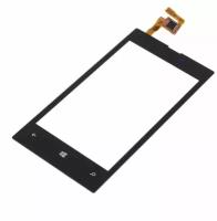 Тачскрин для Nokia Lumia 520/525, AA, без рамки, черный