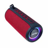 Портативная колонка Perfeo Telamon "Red" (40 Вт, Bluetooth, microSD, aux 3.5mm, USB, FM, подсветка, микрофон)