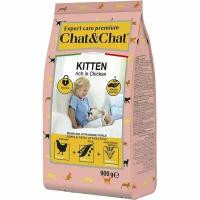 Chat&Chat Сухой корм для котят,с курицей