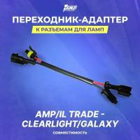 Переходник-адаптер AMP к разъемам для ламп AMP, IL Trade - Clearlight, Galaxy 60 мм