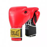 Перчатки тренировочные Everlast 1910 Classic 12oz красные