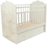 Кровать детская Sweet Baby Beatrice колесо-качалка с ящиком Слоновая кость