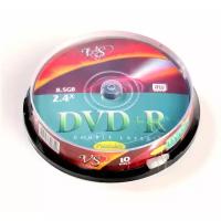 Диски VS DVD+R 8,5 GB 8x Double Layer CB/10 Ink Print