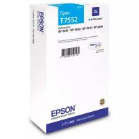 Картридж EPSON голубой повышенной емкости для WF-8090/8590 (4000 стр) C13T755240