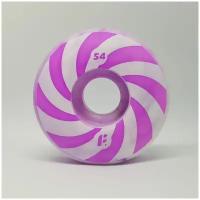 Колеса для скейтборда Footwork Swirl Purple 99A, Размер колёс 54mm