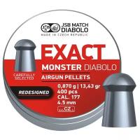 Пули JSB Exact Monster Redesigned Diabolo 4,5 мм, 0,87 грамм, 400 штук