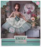 Кукла ABtoys Emily Мятная серия с заколкой и аксессуарами 30см WJ-12662