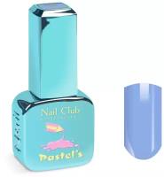 Nail Club professional Эмалевый гель-лак для ногтей с липким слоем PASTEL'S 1006 Crazy Pink, 13 мл.