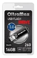 Usb-флешка OltraMax- 260 16GB, черная