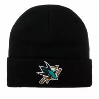 Шапка MITCHELL NESS арт. EU175-TEAMTALK-BLK San Jose Sharks NHL (черный), размер ONE