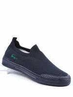 Слипоны летние мужские LACOSTE мужские Broadway F09-2темно-синий