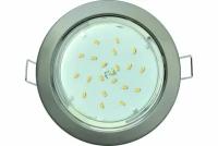 Ecola GX53 H4 Downlight without reflector_satin chrome (светильник) 38x106 - 10 pack (кd102)