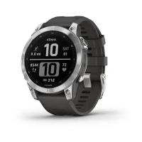 Умные часы Garmin Fenix 7, черный/серебристый