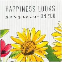 Полотенце кухонное онное "Доляна" Happiness looks 35х60 см, 160г/м2