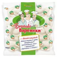 Братцы вареники со свеж. капуст. 350г (3 упаковки, 36 шт)