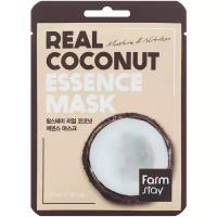 Farmstay Real Coconut Essence Mask тканевая маска с экстрактом кокоса, 70 г, 23 мл