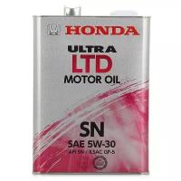 Полусинтетическое моторное масло Honda Ultra LTD 5W30 SN, 4 л