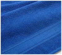Текс-Дизайн Полотенце махровое с бордюром Синий (40х70)