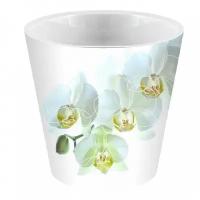 Горшок для цветов London Orchid Deco "Белая орхидея" 1,6 л ING6196БЛ