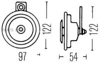 Сигнал 3Al002952-837 HELLA арт. 3AL002952-837