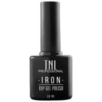 Топ для ногтей TNL Professional Iron Top глянцевый финиш без липкого слоя прозрачный 10 мл