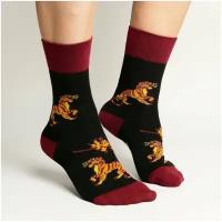 Носки St. Friday Носки с рисунками St.Friday Socks x Союзмультфильм, размер 42-46, черный