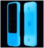 Чехол Elago R1 Intelli Case для пульта Apple TV Remote белый с синим свечением в темноте (Nightglow blue) (ER1-LUBL)