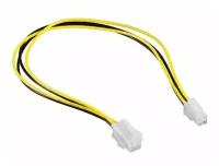 Аксессуар Удлинитель питания Gembird Cablexpert ATX 4pin M/F 30cm CC-PSU-7