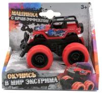 Машина Funky Toys пластиковая, с краш-эффектом, пул-бэк, красная (60006)