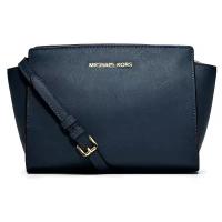 Сумка Michael Kors Crossbody Selma Stud Medium Синяя 30T3GLMM2L Navy оригинал маленькая