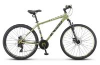 Горный (MTB) велосипед STELS Navigator 700 MD 27.5" F020 (2021) хаки 17.5" (требует финальной сборки)