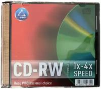 Перезаписываемый диск CD-RW 700Mb (1-4x скорость), комплект 2 шт