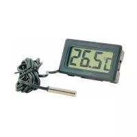 Термометр цифровой Орбита OT-HOM10 с выносным датчиком, для улицы, морозильника, ванны, сауны, почвы